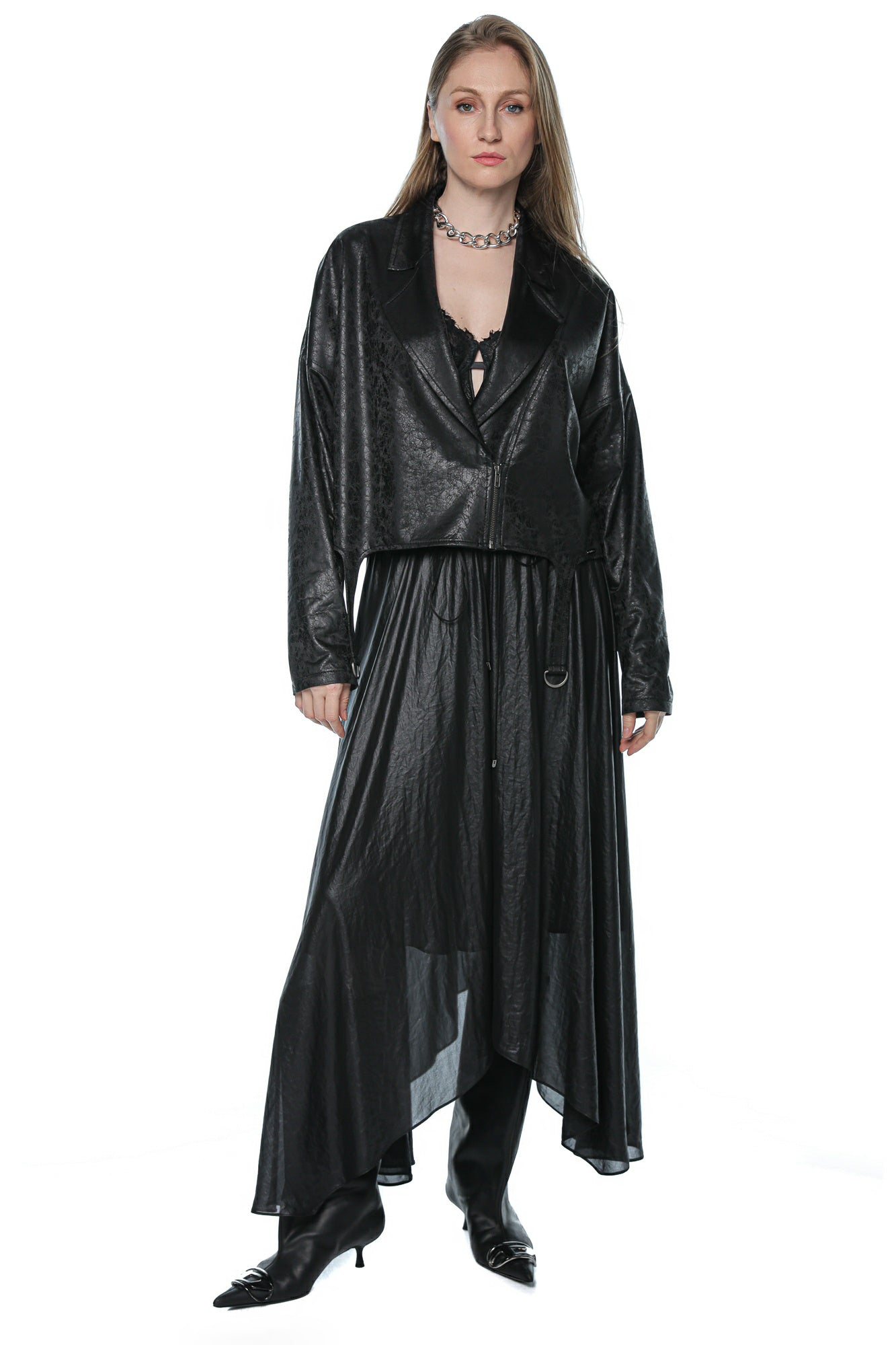 Sacou lingerie-inspired