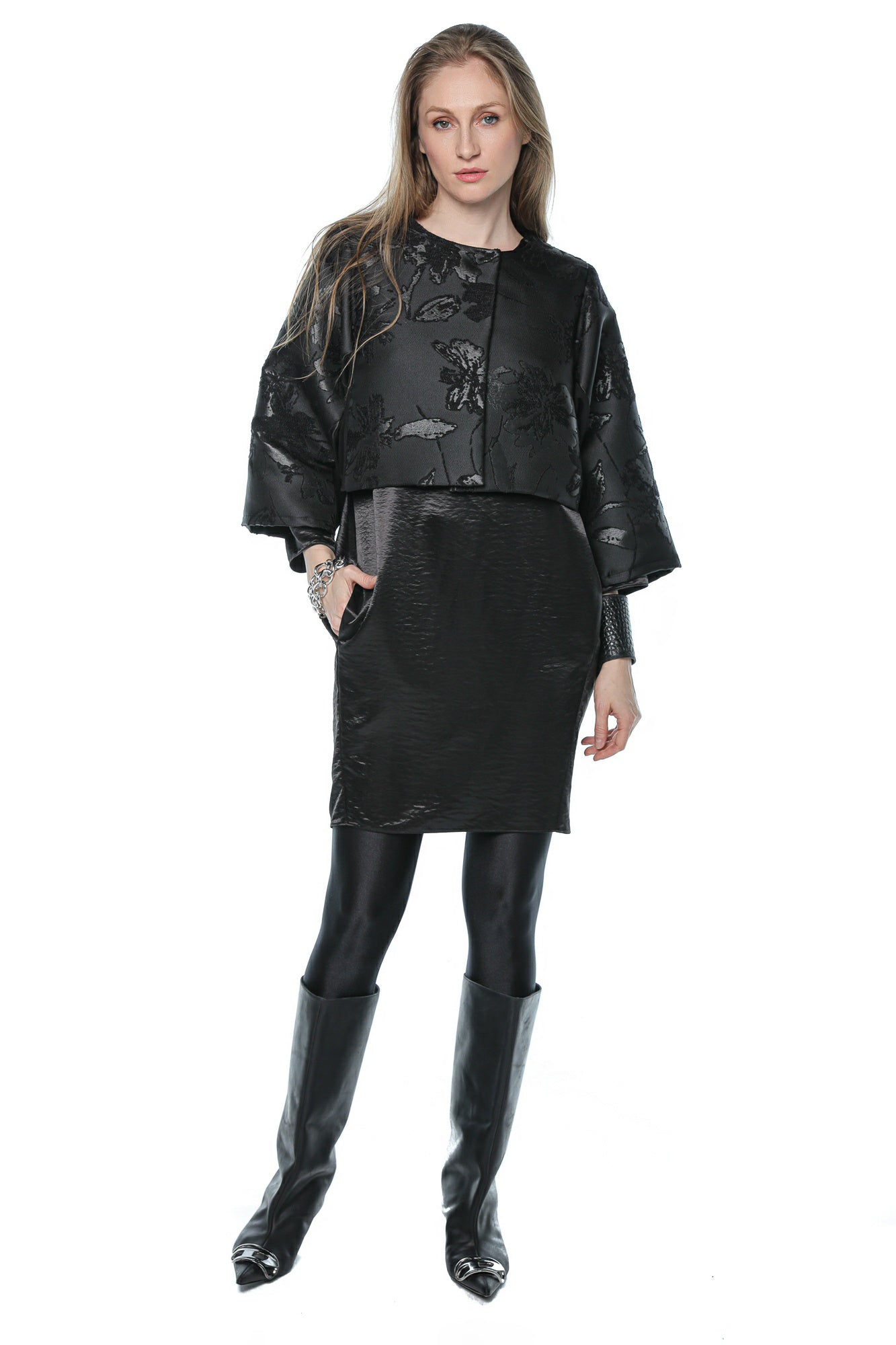 Bolero shadow jacquard