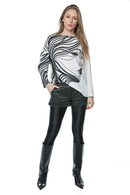 Short leather effect