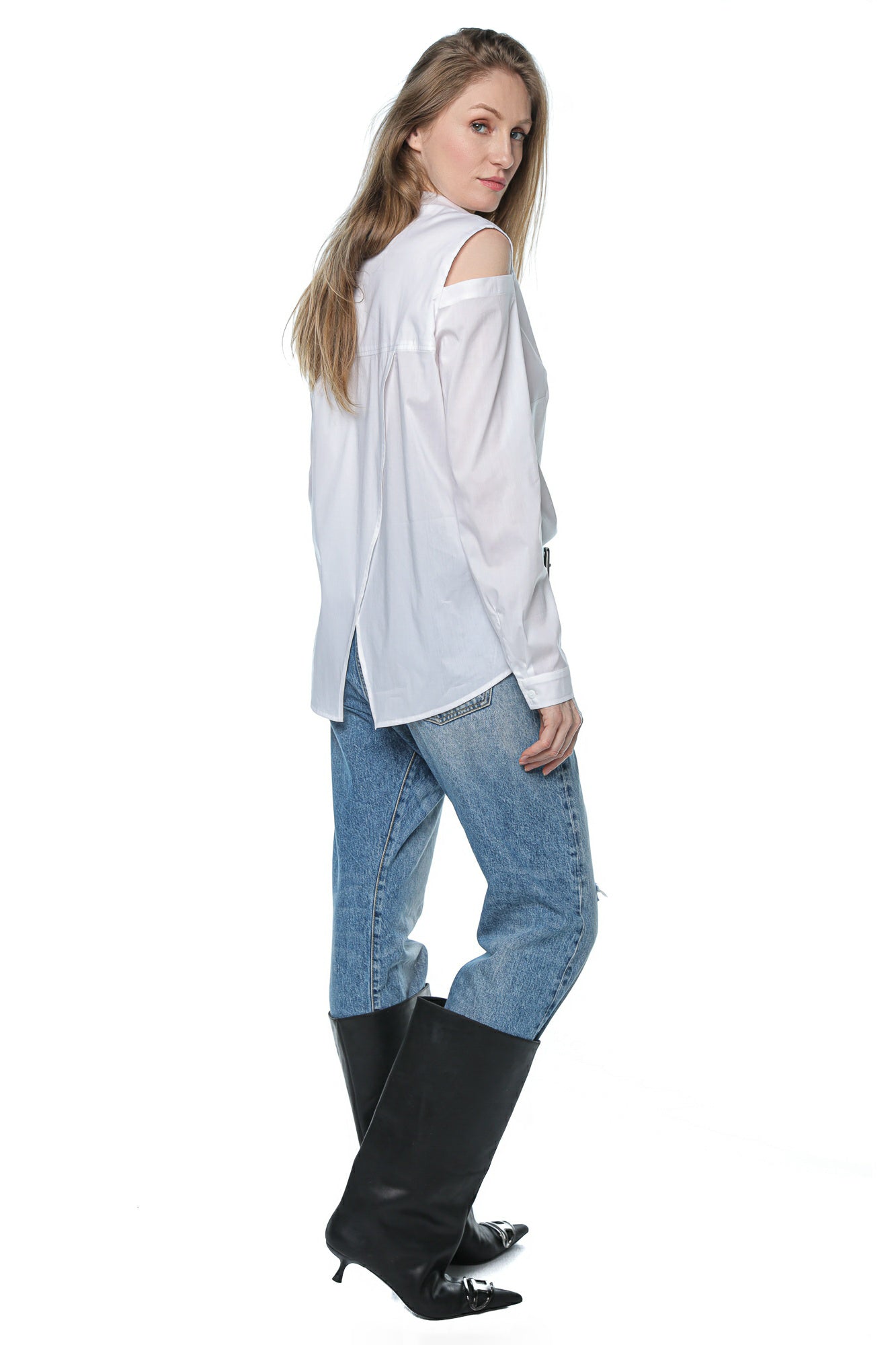 Camasa cold-shoulder